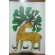 Gond Painting - indian art A Deer