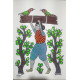 Gond Painting - indian art Village Women