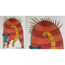 Gond Art ~ Hand Painted Gond Painting