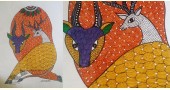 Gond Painting - indian art Bull & Deer