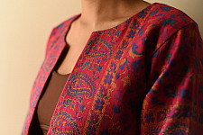 Love in Fall ~ Handwoven Woolen Jacket