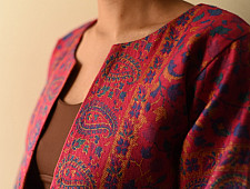 Love in Fall ~ Handwoven Woolen Jacket