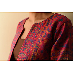 Love in Fall ~ Handwoven Woolen Jacket