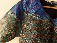 Kantha | Stitched Silk Blouse