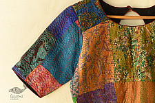 Kantha | Designer Stitched Silk Blouse