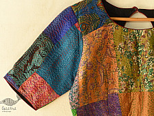 Kantha | Designer Stitched Silk Blouse