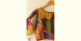Kantha Embroidered Silk Stitched Blouse