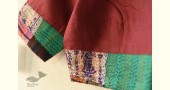 kantha silk cotton blouse stitched