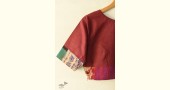 kantha silk cotton blouse stitched