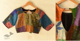 Kantha | Designer Stitched Silk Blouse