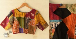 Kantha Embroidered Silk Stitched Blouse