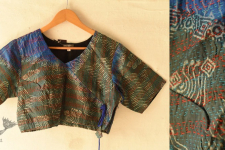 Kantha | Stitched Silk Blouse