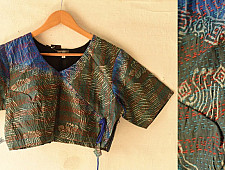 Kantha | Stitched Silk Blouse