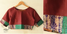Kantha | Stitched Silk Cotton Blouse -  30