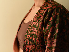 Love in Fall ~ Handwoven - Wool Crop Jacket