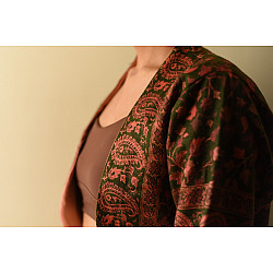 Love in Fall ~ Handwoven - Wool Crop Jacket