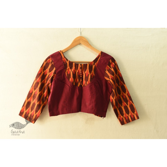 cotton blouse stitched - Ikat