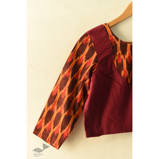 cotton blouse stitched - Ikat