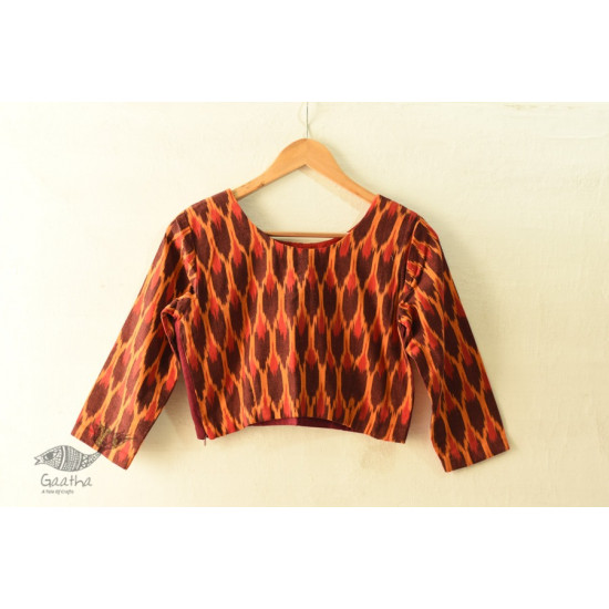 cotton blouse stitched - Ikat