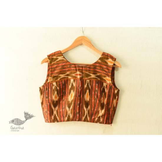 cotton blouse stitched - Ikat