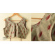 cotton blouse stitched - Grey Ikat