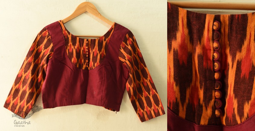 cotton blouse stitched - Ikat