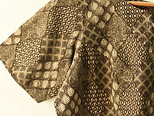 Dabu Block Printed | Stitched Cotton Blouse - Brown