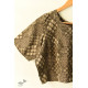 Dabu Block Printed Stitched Cotton brown Blouse