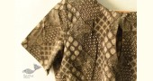 Dabu Block Printed Stitched Cotton brown Blouse