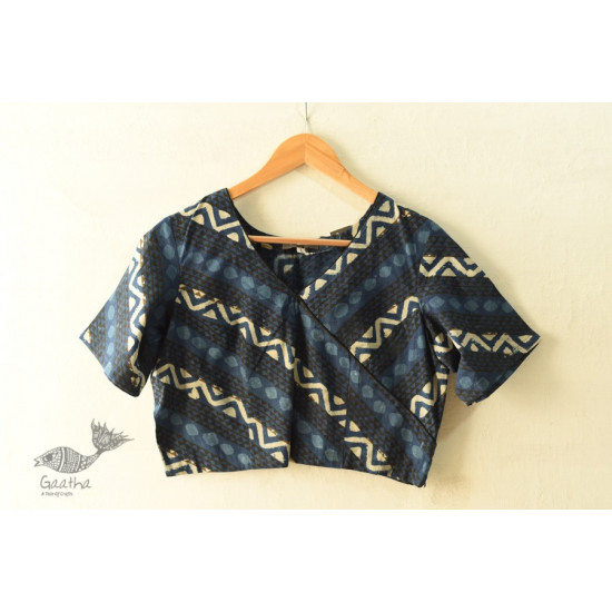 Dabu Block Printed Stitched Cotton Blouse