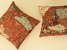 Embroidered / Applique Cushion Cover ( Set of Two) - F