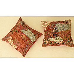 Embroidered / Applique Cushion Cover ( Set of Two) - F
