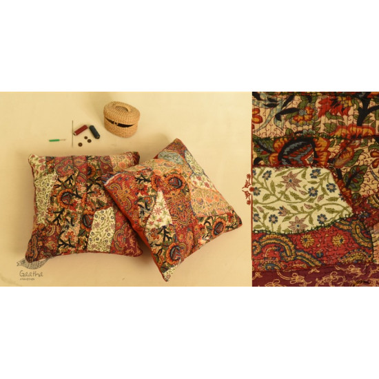 shop applique and embroidered cushion cover