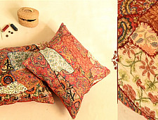 Embroidered / Applique Cushion Cover ( Set of Two) - F