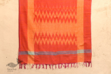 अर्क ✽ Handloom Cotton Linen Ikat Dupatta ✽ J