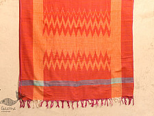 अर्क ✽ Handloom Cotton Linen Ikat Dupatta ✽ J