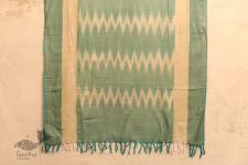 अर्क ✽ Handloom Cotton Linen Ikat Dupatta ✽ E