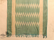 अर्क ✽ Handloom Cotton Linen Ikat Dupatta ✽ E