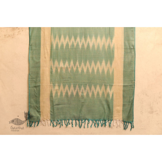 अर्क ✽ Handloom Cotton Linen Ikat Dupatta ✽ E