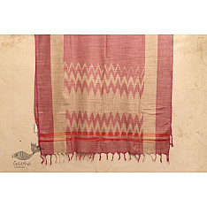अर्क ✽ Handloom Cotton Linen Ikat Dupatta ✽ H