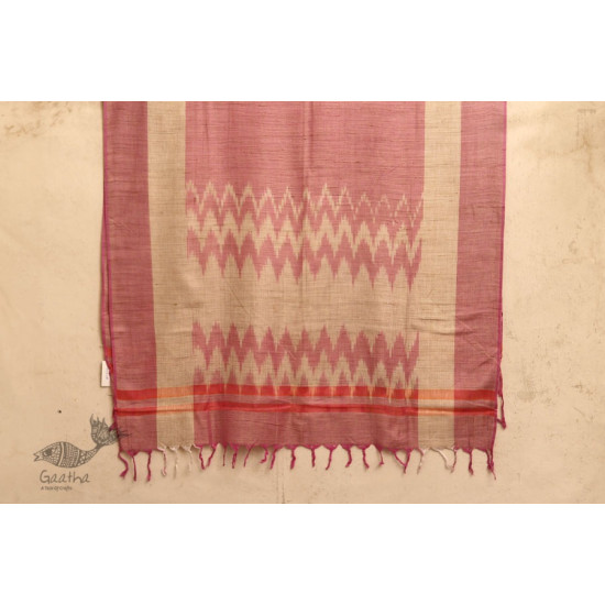 अर्क ✽ Handloom Cotton Linen Ikat Dupatta ✽ H