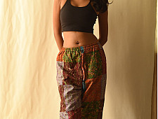 Vintage Silk Kantha Pant / Trouser