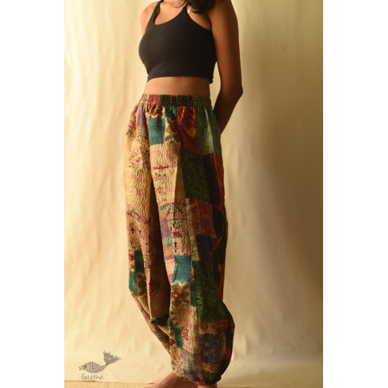 kantha silk Boho Pant