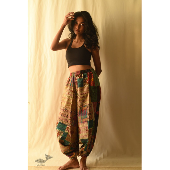 kantha silk Boho Pant