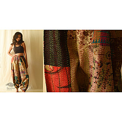Vintage Silk Kantha Boho Pant