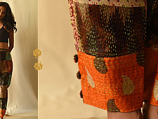 Vintage Silk Kantha Pant