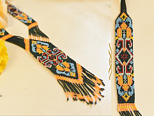 Handcrafted Bead Necklace - Carbon Black