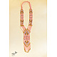 shop online handmade glass bead Necklace in Baby Pink Color