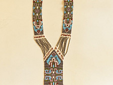 Handcrafted Jewelry - Bead Necklace - Grey