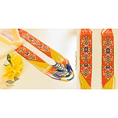 Handcrafted Jewelry - Bead Necklace in Orange Color